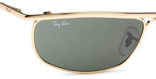 Load image into Gallery viewer, Ray-Ban RB3119 Olympian Sunglasses Arista/Crystal Green 59mm
