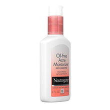 Load image into Gallery viewer, Neutrogena Oil Free Acne Facial Moisturizer with.5% Salicylic Acid Acne Treatment, Pink Grapefruit Acne Fighting Face Lotion for Breakouts, Non-Greasy &amp; Non-Comedogenic, 4 fl. oz
