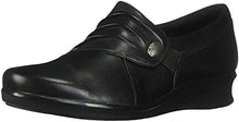 Load image into Gallery viewer, Clarks Women's Hope Roxanne Loafer, Black Leather, 9 M US
