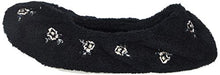 Load image into Gallery viewer, isotoner womens 2 Pack Ballerina Embroidered and Solid Ballet Flat, Black Embroidered, Light Grey Solid, 9.5-10.5 US
