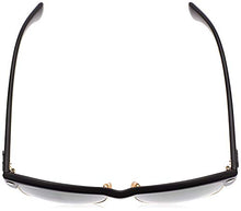 Load image into Gallery viewer, Ray-Ban unisex adult Rb4175 Clubmaster Sunglasses, Black Demishiny &amp; Gold/Green, 57 mm US
