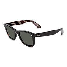 Load image into Gallery viewer, Ray-Ban RB2140 Original Wayfarer Sunglasses + Vision Group Accessories Bundle (Tortoise/Crystal Green (1075),50)
