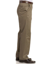 Load image into Gallery viewer, Haggar Men's Work To Weekend Hidden Expandable Waist No Iron Plain Front Pant, Bark, 38Wx32L
