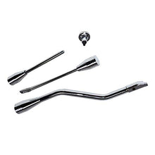Load image into Gallery viewer, A-Team Performance - Shifter Lever Turn Signal Hazard Tilt Kit Car and Truck Billet in Chrome Column Dress Up Kit - Compatible with GM Columns Chevy Olds Buick from 1967-1994
