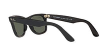 Load image into Gallery viewer, Ray-Ban unisex adult Rb2140 Original Wayfarer Sunglasses, Black/Green, 54 mm US
