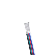 Load image into Gallery viewer, C-able 65.6ft(20m) RGBW Wire Extension Cable with Spool, 12V RGBW 5Pin Led Lights Wires Strip Kit Extend Wire for 5050 3528, with 8PCS RGBW Led Strip Connectors
