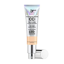 Load image into Gallery viewer, it COSMETICS Your Skin But Better Cc+ Cream, Light Medium (C) - Full-Coverage Foundation, Hydrating Serum &amp; Spf 50+ Sunscreen - Natural Finish - 1.08 Fl Oz Light Medium (Cool Undertone)

