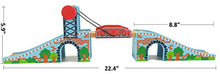 Load image into Gallery viewer, Z MAYABBO Wooden Train Tracks Accessories Wood Train Lifting Bridge for Railroad Tracks fits for All Railway Tracks
