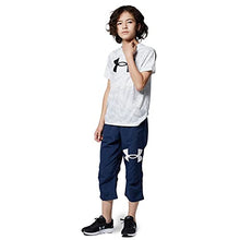 Load image into Gallery viewer, Under Armour Boys' Tech Big Logo Printed Short-Sleeve T-Shirt , White (100)/Black , Youth Small
