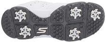 Load image into Gallery viewer, Skechers womens Pro 2 Spiked Waterproof Golf Shoe, White/Pink, 9.5 US
