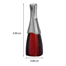 Load image into Gallery viewer, Black Cherry Amber Sterling Silver Contemporary Drop Pendant Necklace Chain 18 Inches

