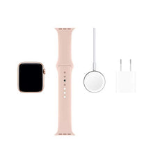 Load image into Gallery viewer, Apple Watch Series 5 (GPS, 40MM) - Gold Aluminum Case with Pink Sand Sport Band (Renewed)
