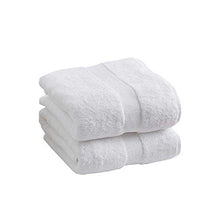 Load image into Gallery viewer, Charisma Hygro Cotton Towels Bundle | Includes: 2 Luxury Bath Sheet Towels, 2 Hand Towels &amp; 2 Washcloths | Quality, Ultra Soft Towel Set | 6 Pieces (White)
