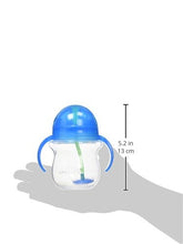Load image into Gallery viewer, Munchkin Any Angle Click Lock Weighted Straw Trainer Cup, Blue, 7oz
