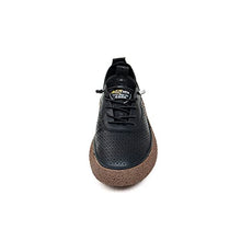 Load image into Gallery viewer, Mecolop Men's Sneakers Leather Casual Shoes Breathable Walking Business Shoes for Men Black 9.5
