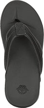 Load image into Gallery viewer, Dockers Mens Freddy Casual Flip-Flop Sandal Shoe, Black, 10 M

