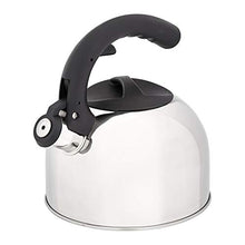 Load image into Gallery viewer, Amazon Basics Stainless Steel Tea Kettle, 2.0-Quart, Silver
