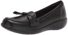 Load image into Gallery viewer, Clarks Women's Ashland Bubble Slip-On Loafer, Black, 8 M US
