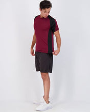 Load image into Gallery viewer, Men's Quick Dry Fit Dri-Fit Short Sleeve Active Wear Training Athletic Essentials Crew T-Shirt Fitness Gym Wicking Tee Workout Casual Sports Running Tennis Exercise Undershirt Top - 5 Pack,-Set 13,XXL
