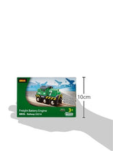 Load image into Gallery viewer, BRIO World 33214 - Freight Battery Engine - 1 Piece Wooden Toy Train Set for Kids Age 3 and Up

