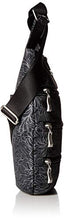 Load image into Gallery viewer, Baggallini Womens Big Zipper Bagg with RFID, Midnight Blossom,One Size
