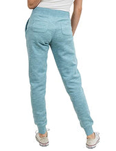 Load image into Gallery viewer, esstive Women's Ultra Soft Fleece Comfortable Basic Lightweight Casual Active Workout Solid Jogger Sweatpants, Marled Smoky Blue, X-Large
