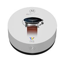 Load image into Gallery viewer, Moto 360 3rd Gen 2020 - Wear OS by Google - The Luxury Stainless Steel Smartwatch with Included Genuine Leather and High-Impact Sports Bands - Steel Gray

