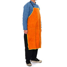 Load image into Gallery viewer, Cowhide Leather Welding Apron Welder Protection Clothe Mechanic Protector Gear
