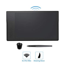 Load image into Gallery viewer, Huion Inspiroy Q11K Wireless Graphics Drawing Tablet Digital Art Tablet with 8192 Pressure Sensitivity 8 Express Keys Glove-11inch, Compatible with Mac Windows
