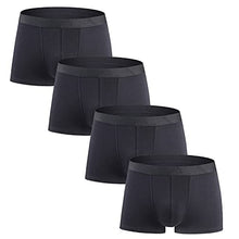 Load image into Gallery viewer, Robesbon men Underwear Ultimate Soft Cotton Boxer Brief 4 Pack Small
