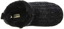 Load image into Gallery viewer, Dearfoams Women's Chenille Bootie Slipper, Black, Medium
