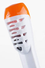 Load image into Gallery viewer, SEAC Magica, Full Face Antifog Snorkelling Mask with Soft Facial Skirt in 2 Sizes, Exhalation Valve and Dry Snorkel Top, White/Orange, Small/Medium
