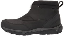 Load image into Gallery viewer, Clarks Men's Grove Zip Waterproof Ankle Boot, Black Leather, 10
