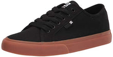 Load image into Gallery viewer, DC mens Manual Skate Shoe, Black/Gum, 10.5 US
