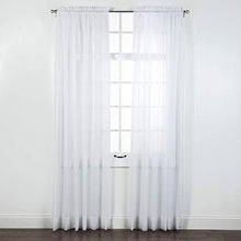 Load image into Gallery viewer, Stylemaster Elegance Sheer Voile, 60" X 84" | Panel, White
