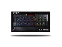 Load image into Gallery viewer, EVGA Z10 RGB Gaming Keyboard, RGB Backlit LED, Mechanical Brown Switches, Onboard LCD Display, Macro Gaming Keys
