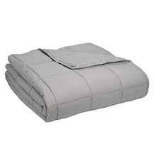 Load image into Gallery viewer, Weighted Blanket Cooling Breathable Heavy Blanket Comforter Microfiber Material with Glass Beads (15lbs 48"x72" Twin Size Bed) Big Blanket for Adult All-Season Fall Winter Soft Thick Comfort Blanket
