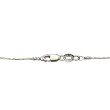 Load image into Gallery viewer, Sterling Silver Chain Station Illusion Necklace Made with Swarovski Crystal Simulated Pearls, 20"

