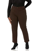 Load image into Gallery viewer, Gloria Vanderbilt womens Amanda Classic High Rise Tapered Jean, Coffee Roast, 6 Regular
