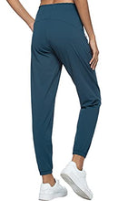 Load image into Gallery viewer, Kcutteyg Womens Joggers with Pockets, Lightweight Quick Dry Athletic Workout Soft Pants for Gym, Yoga, Running (Dark Green, X-Large)
