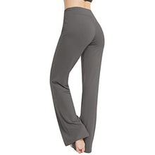 Load image into Gallery viewer, Zero Zoo Yoga Office Pants for Women, Dry Fast Women's Boot-Cut Yoga Pants High Waist Bootcut Casual Summer Lightweight Bootleg Sports Pants Tummy Control Long Workout Flare Pants 1 Pack, Coin, M
