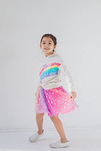 Load image into Gallery viewer, JoJo Siwa Rainbow Little Girls Tulle Mesh Tutu Skirt with Stars 7-8
