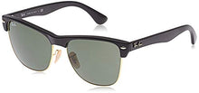 Load image into Gallery viewer, Ray-Ban unisex adult Rb4175 Clubmaster Sunglasses, Black Demishiny &amp; Gold/Green, 57 mm US
