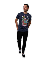 Load image into Gallery viewer, INTO THE AM Reflections Graphic Men's Graphic T-Shirt (Navy, Small)

