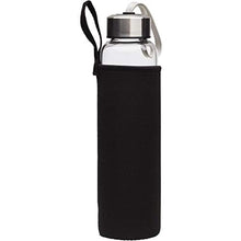 Load image into Gallery viewer, Crystal Water Bottle - Rose Quartz Gemstone Infused Elixir - Natural Wellness Healing - Glass/Stainless Steel
