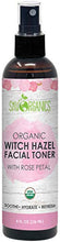 Load image into Gallery viewer, Organic Rosewater Witch Hazel Toner I 8 oz I Soothing Rose Toner, Witch Hazel Face Mist with Rosewater, For Dry and Sensitive Skin, Cruelty-Free and Vegan Facial Toner (Rosewater)

