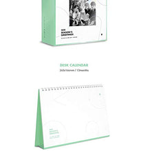Load image into Gallery viewer, K-POP BTS - 2020 Season's Greetings incl. DVD, Desk Calendar, Ring Diary, ID Photo Set, Mini Poster Set, Photo Lenticular, Greeting Message Card Set, Sticker Set, Extra Photocards Set
