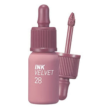 Load image into Gallery viewer, Peripera Ink the Velvet Lip Tint | High Pigment Color, Longwear, Weightless, Not Animal Tested, Gluten-Free, Paraben-Free | 0.14 fl oz (pack of 1, 028 MAUVEFUL NUDE)
