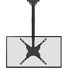 Load image into Gallery viewer, WALI TV Ceiling Mount Adjustable Bracket Fits Most LED, LCD, OLED and Plasma Flat Screen Display 26 to 65 Inch, up to 110 Lbs, VESA 400x400mm (CM2665), Black
