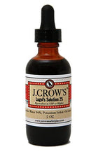 Load image into Gallery viewer, J.CROW'S® Lugol's Solution of Iodine 2% 2 oz Three Pack (3 Bottles)
